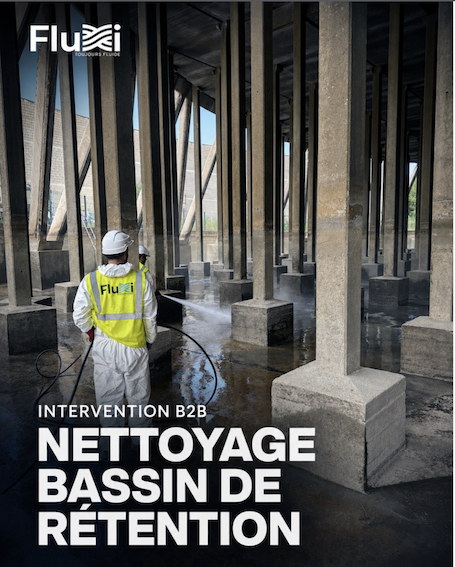Nettoyage de bassin de rétention : une intervention essentielle pour les sites industriels