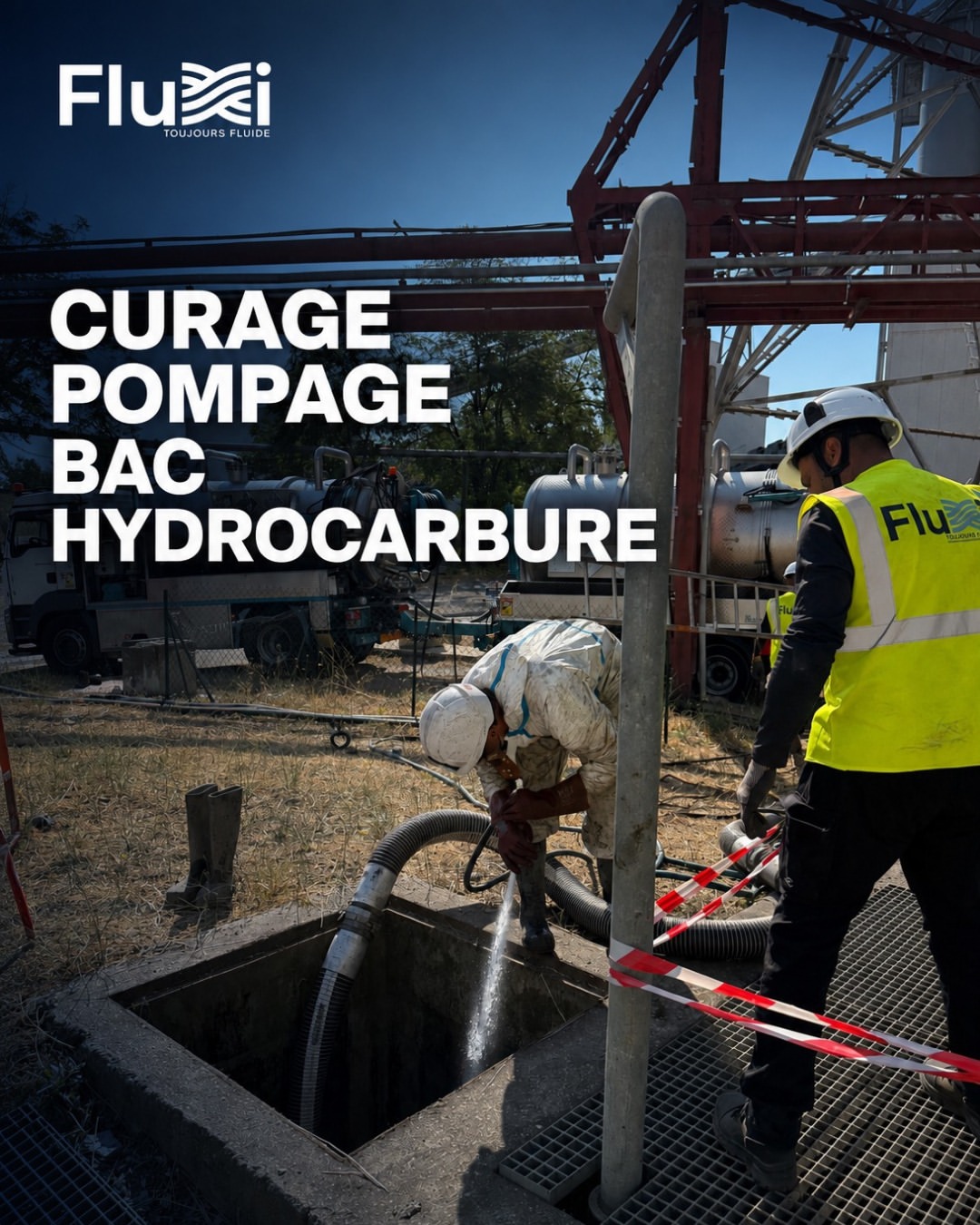 Curage, pompage et nettoyage de bac hydrocarbure : une intervention essentielle pour les sites industriels
